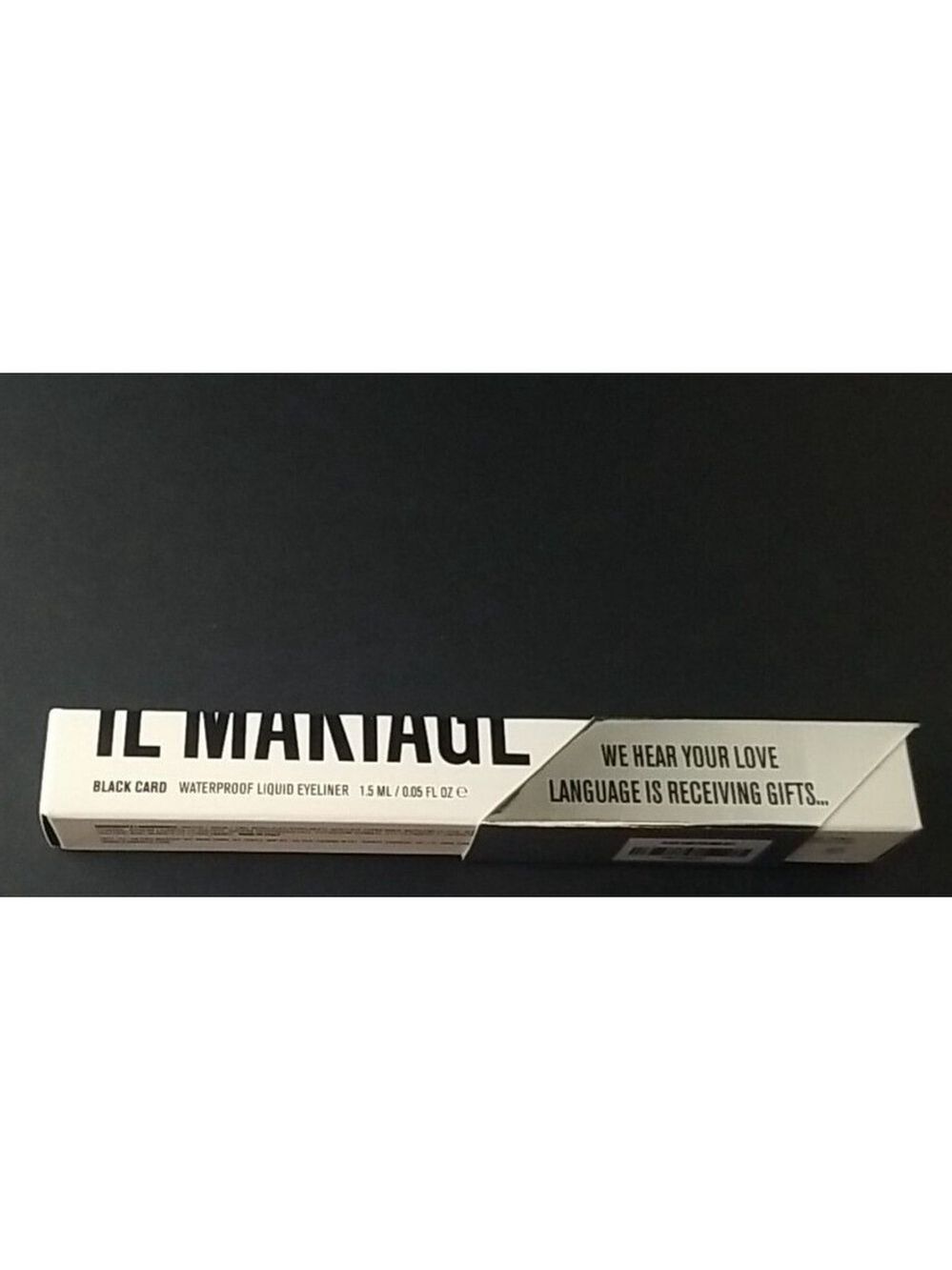 IL MAKIAGE - Black Card Waterproof Liquid Eyeliner - Full Size .05 oz / 1.5 ml